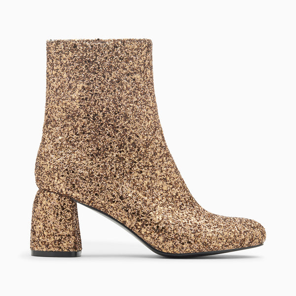 Gold sparkly ankle on sale boots