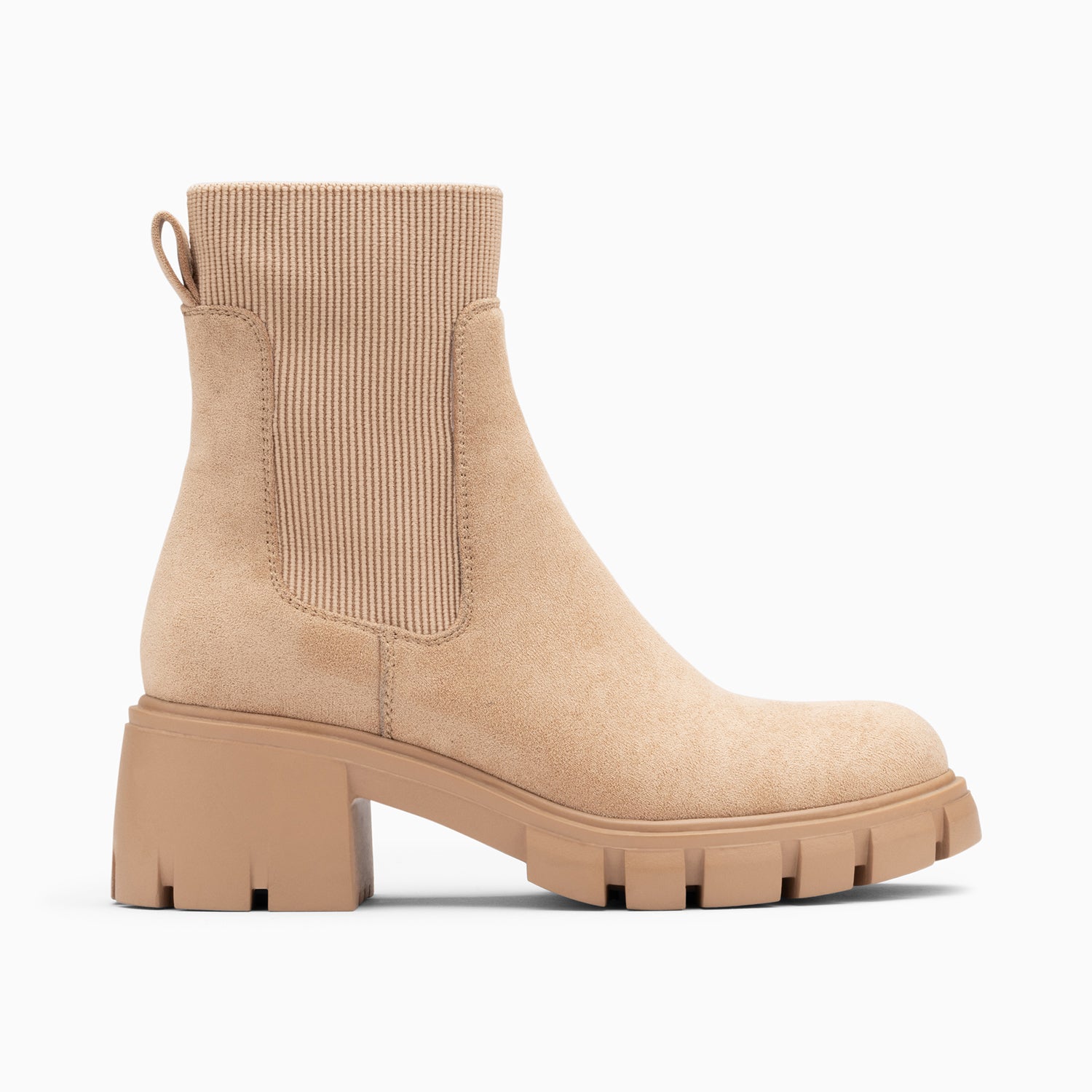 Beige chelsea hotsell boots womens