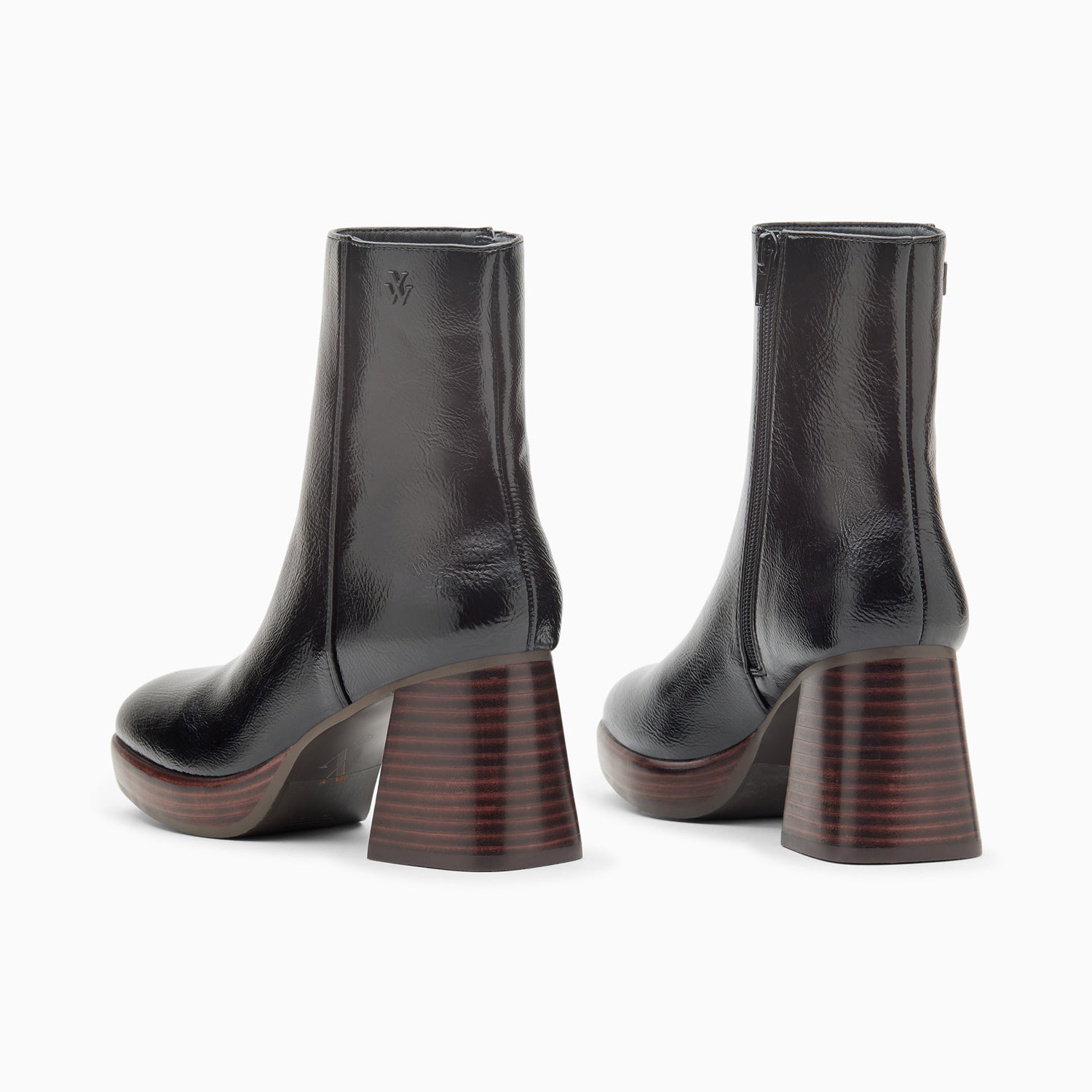 Bottines noires a online plateforme