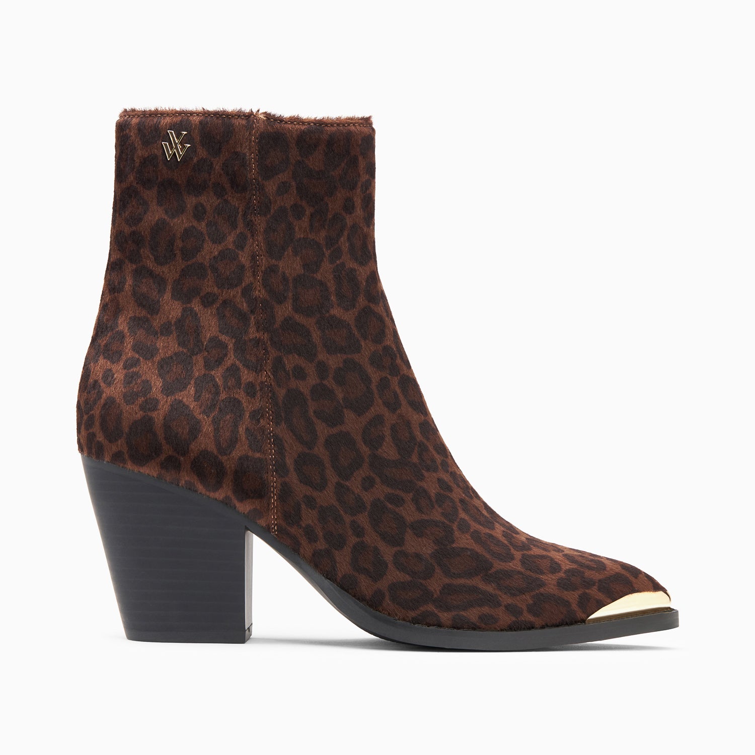 Fashion bottines leopard poulain