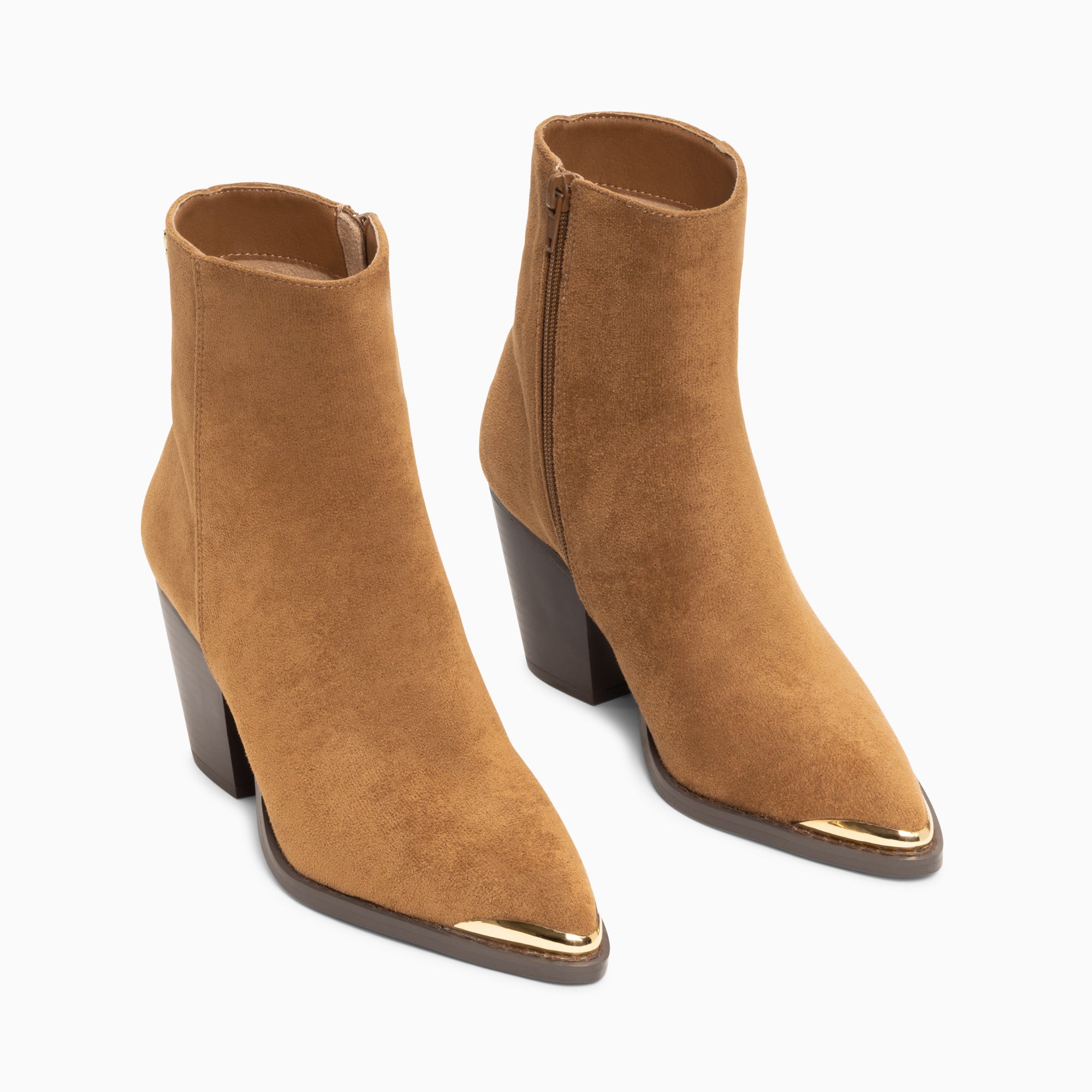 Bottines store pointues camel