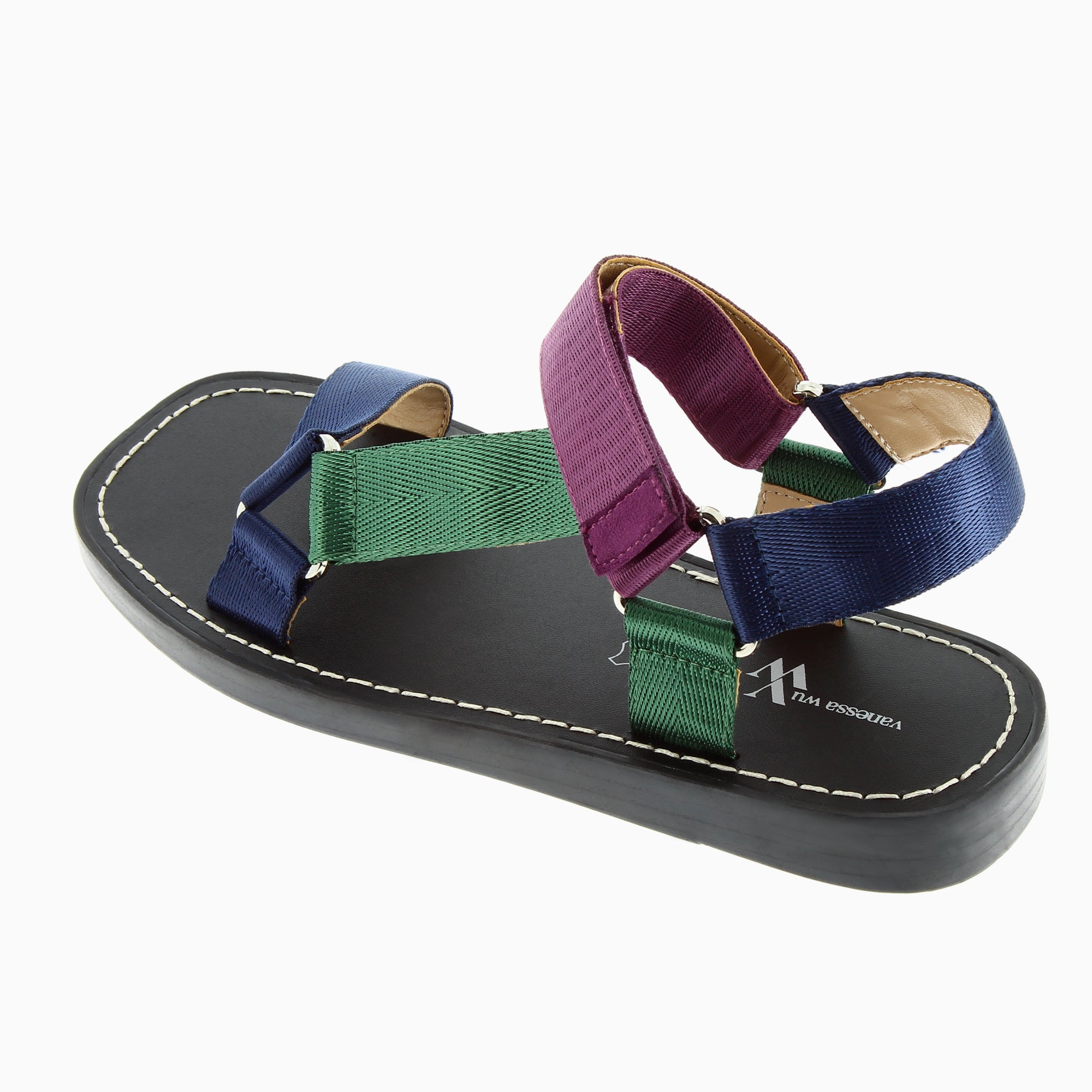 Buy Purple Flat Sandals for Women by Fabbhue Online | Ajio.com