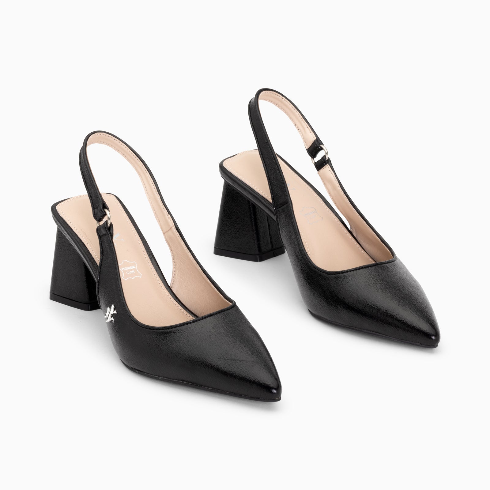 Louis Vuitton, Shoes, Louis Vuitton Black Slingback Heels Pumps Shoes  Women Eu Size 38 Us Size 75